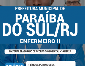 Apostila Prefeitura de Paraíba do Sul – RJ – Enfermeiro II