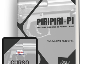 Apostila Prefeitura de Piripiri – PI 2024 – Guarda Civil Municipal