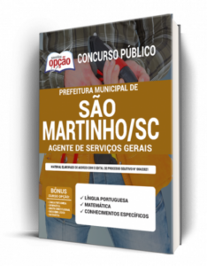 Apostila Prefeitura de São Martinho – SC – Agente de Serviços Gerais