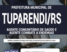 Apostila Prefeitura de Tuparendi – RS – Agente Comunitário de Saúde e Agente de Combate a Endemias