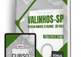 Apostila Prefeitura de Valinhos - SP 2024 - Nutricionista