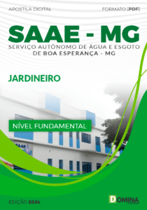 Apostila SAAE Boa Esperança MG 2024 Jardineiro