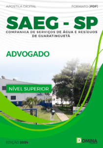 Apostila SAEG Guaratinguetá SP 2024 Advogado