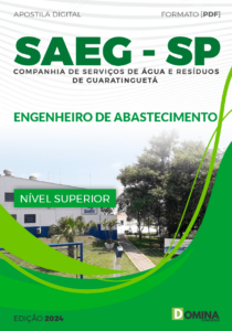 Apostila SAEG Guaratinguetá SP 2024 Engenheiro Abastecimento