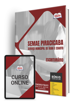 Apostila SEMAE Piracicaba – SP 2024 – Escriturário