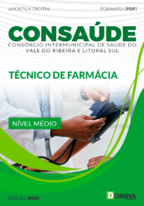 Apostila Seletivo CONSAÚDE 2024 Técnico Farmácia