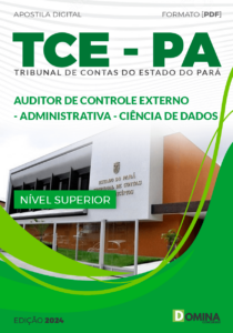 Apostila TCE PA 2024 Auditor Cont Externo ADM Ciência de Dados