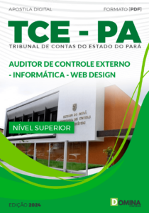 Apostila TCE PA 2024 Auditor Controle Externo INF WEB Design