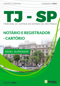 Apostila TJ SP 2024 Notário e Registrador Cartório