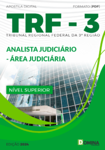 Apostila TRF 3.ª Região 2024 Analista Judiciário Judiciária