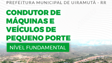 Pref Uiramutã RR 2024 Condutor de Veículos de Pequeno Porte