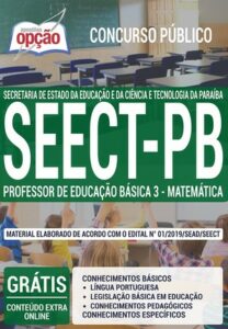 Apostila Concurso SEECT PB – PROFESSOR DE EDUCAÇÃO BÁSICA 3 – MATEMÁTICA