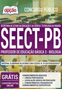 Apostila Concurso SEECT PB – PROFESSOR DE EDUCAÇÃO BÁSICA 3 – BIOLOGIA