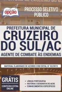 Apostila Concurso / Processo Seletivo Público Prefeitura de Cruzeiro do Sul – AGENTE DE COMBATE ÀS ENDEMIAS