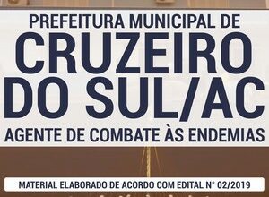 Apostila Concurso / Processo Seletivo Público Prefeitura de Cruzeiro do Sul – AGENTE DE COMBATE ÀS ENDEMIAS