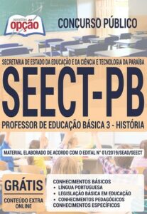 Apostila Concurso SEECT PB – PROFESSOR DE EDUCAÇÃO BÁSICA 3 – HISTÓRIA