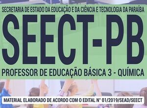 Apostila Concurso SEECT PB – PROFESSOR DE EDUCAÇÃO BÁSICA 3 – QUÍMICA