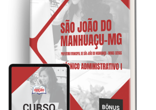 Apostila Prefeitura de São João do Manhuaçu – MG 2024 – Técnico Administrativo I