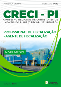 Apostila Agente de Fiscalização CRECI 23 PI 2024