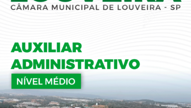 Apostila Auxiliar Administrativo Câmara Louveira SP 2024