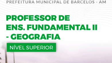 Apostila Barcelos AM 2024 Professor De Geografia