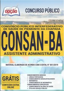 Apostila Concurso CONSAN BA – ASSISTENTE ADMINISTRATIVO