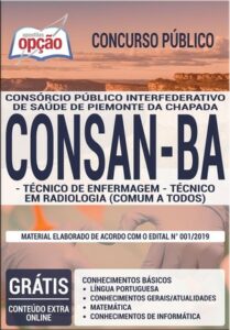 Apostila Concurso CONSAN BA – TÉCNICO DE ENFERMAGEM E TÉCNICO EM RADIOLOGIA (COMUM A TODOS)