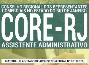 Apostila Concurso CORE RJ – ASSISTENTE ADMINISTRATIVO