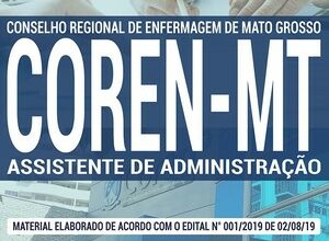 Apostila Concurso COREN MT – ASSISTENTE DE ADMINISTRAÇÃO