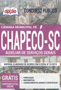 Apostila Concurso Câmara de Chapecó – AUXILIAR DE SERVIÇOS GERAIS