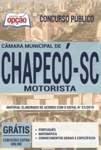 Apostila Concurso Câmara de Chapecó – MOTORISTA