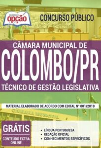 Apostila Concurso Câmara de Colombo – TÉCNICO DE GESTÃO LEGISLATIVA