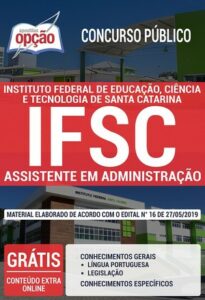 Apostila Concurso IFSC – ASSISTENTE EM ADMINISTRAÇÃO