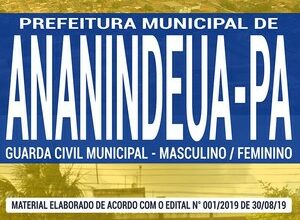 Apostila Concurso Prefeitura de Ananindeua – GUARDA CIVIL MUNICIPAL – MASCULINO / FEMININO