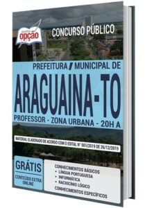 Apostila Concurso Prefeitura de Araguaína – PROFESSOR – ZONA URBANA – 20H A