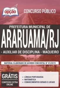 Apostila Concurso Prefeitura de Araruama – AUXILIAR DE DISCIPLINA E MAQUEIRO