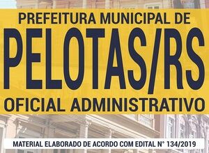 Apostila Concurso Prefeitura de Pelotas – OFICIAL ADMINISTRATIVO