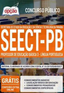 Apostila Concurso SEECT PB – PROFESSOR DE EDUCAÇÃO BÁSICA 3 – LÍNGUA PORTUGUESA