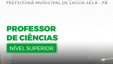 Apostila Lagoa Seca PB 2024 Professor de Ciências