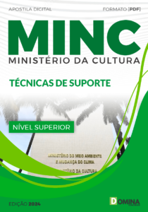 Apostila MINC Ministério da Cultura 2024 Técnicas de Suporte