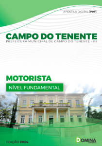 Apostila Motorista Campo Tenente PR 2024