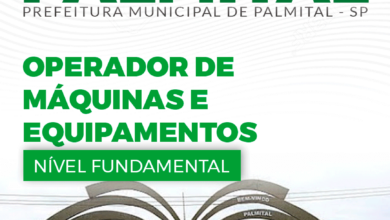 Apostila Palmital SP 2024 Operador De Máquinas E Equipamentos