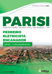 Apostila Parisi SP 2024 Pedreiro Eletricista Encanador