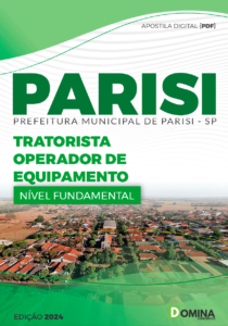 Apostila Parisi SP 2024 Tratorista Operador De Equipamento