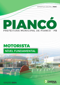 Apostila Piancó PB 2024 Motorista