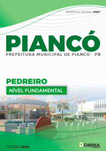 Apostila Piancó PB 2024 Pedreiro