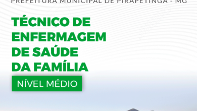 Apostila Pirapetinga MG 2024 Técnico De Enfermagem De Saúde Família