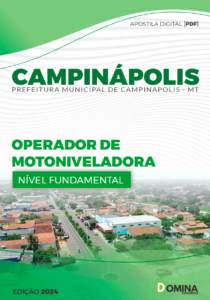 Apostila Prefeitura Campinápolis MT 2024 Op de Motoniveladora