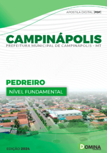 Apostila Prefeitura Campinápolis MT 2024 Pedreiro