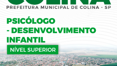 Apostila Prefeitura Colina SP 2024 Psicólogo Desenvolvimento Infantil